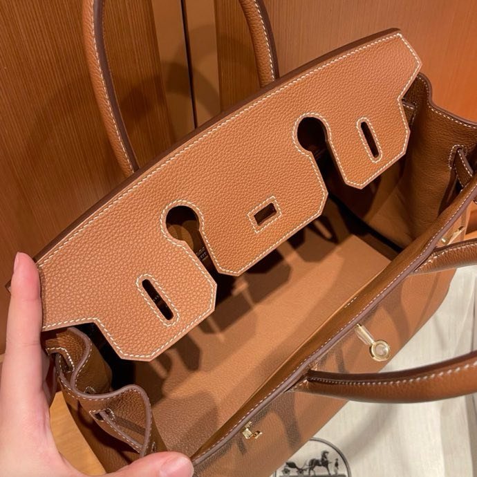 Сумка Birkin 30 в коже Togo фото 8