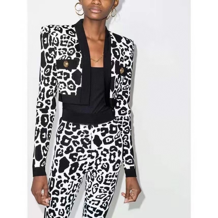 Піджак жіночий в леопардовому стилі фото 2