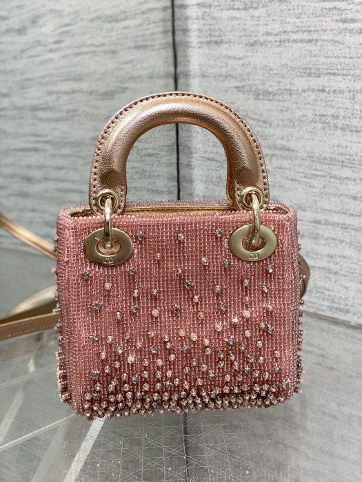 A bag women's Lady Dior Micro 12 cm фото 5