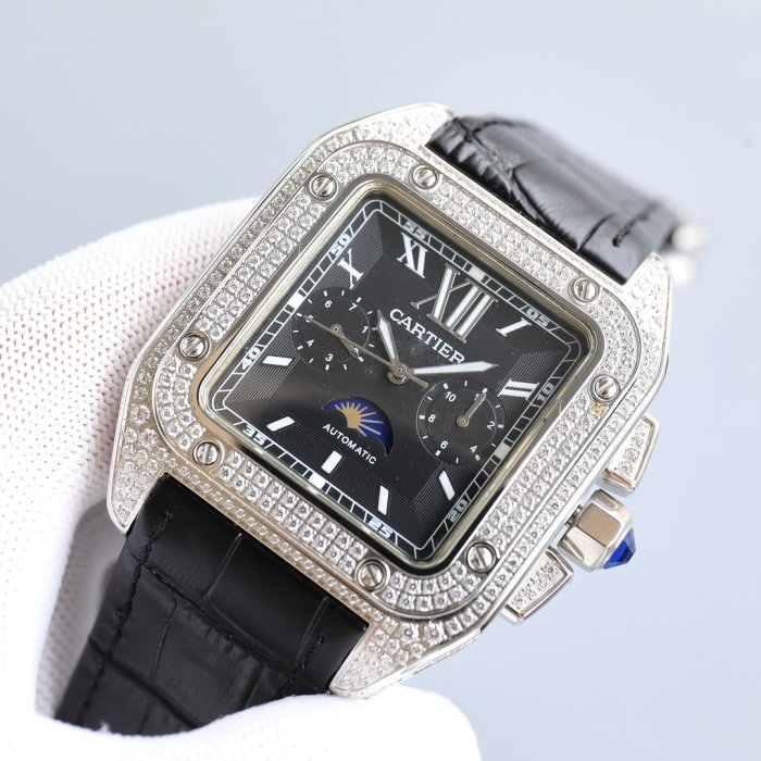 Часы наручные 42 мм Cartier Santos фото 3