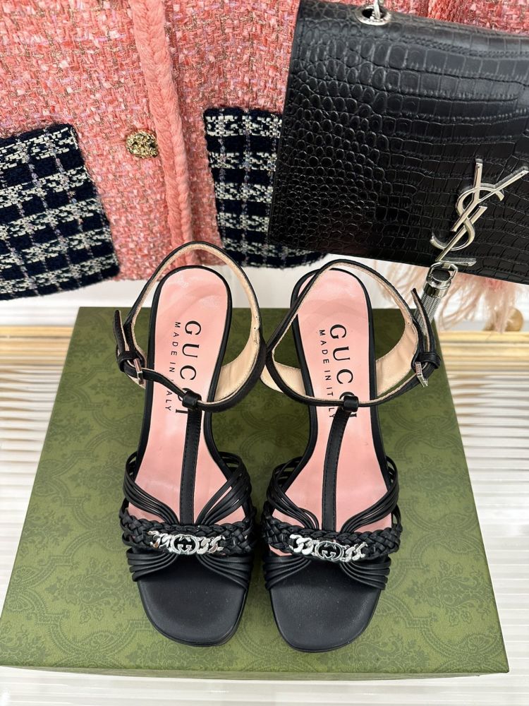 Sandals on thick heel and platform фото 6