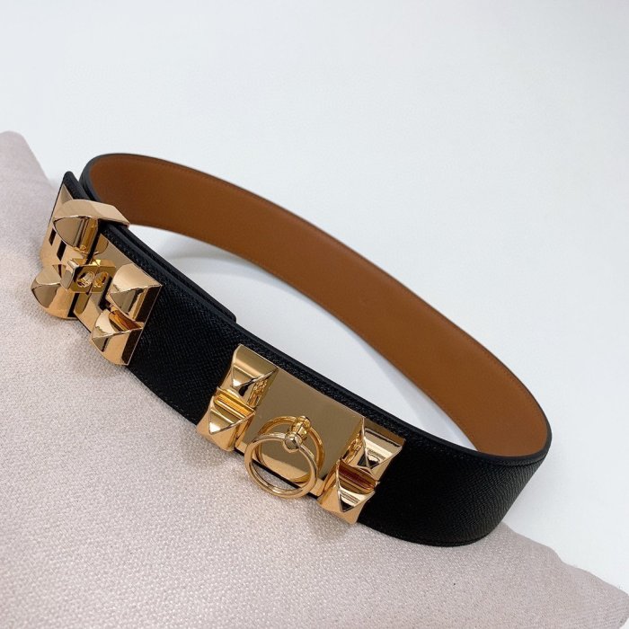 Belt leather female Madame 4.5 cm