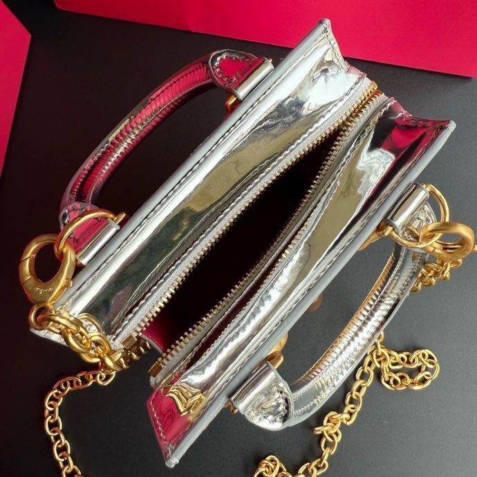 A bag leather women's 15 cm фото 2