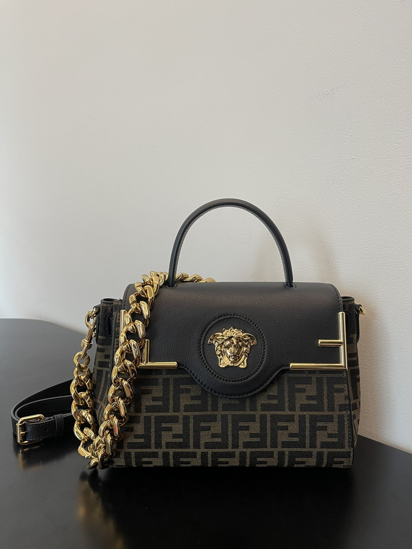 A bag of collection Versace by Fendi 25 cm