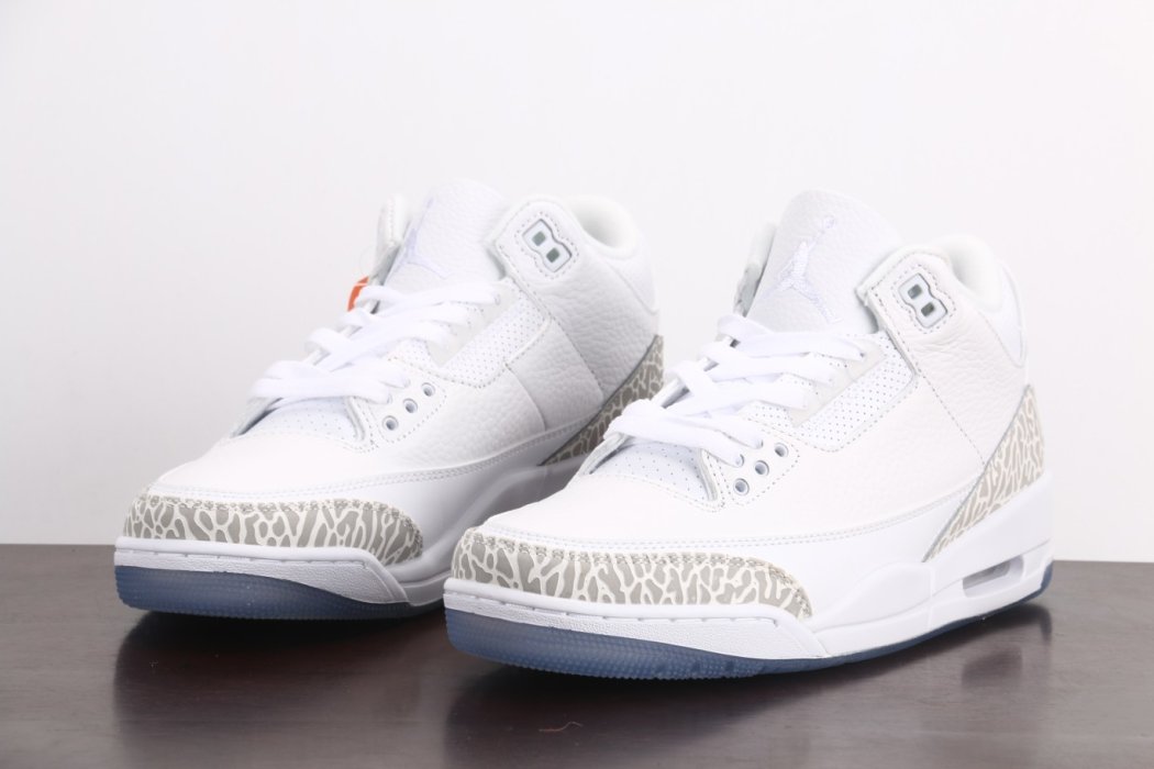 Кроссовки Air Jordan 3 Retro Pure White фото 6