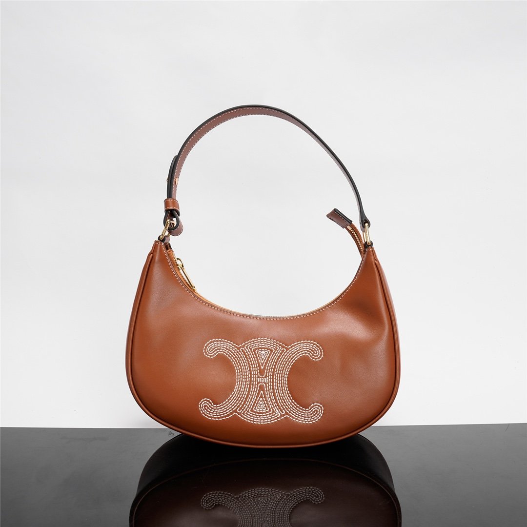 Leather a bag AVA TRIOMPHE women's 23 cm