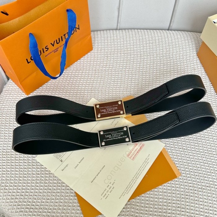 Belt leather 3.5 cm