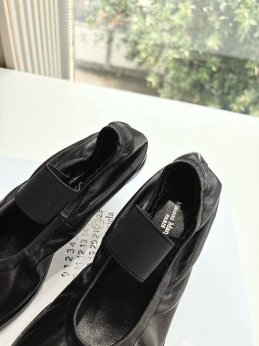 Туфли кожаные с раздвоенным носком фото 9