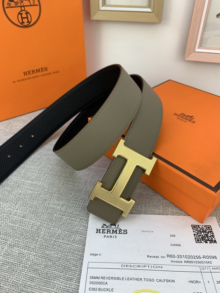 Belt leather 38 mm фото 7