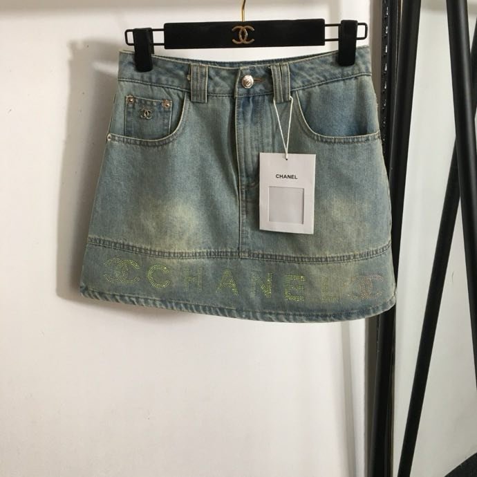 Skirt denim