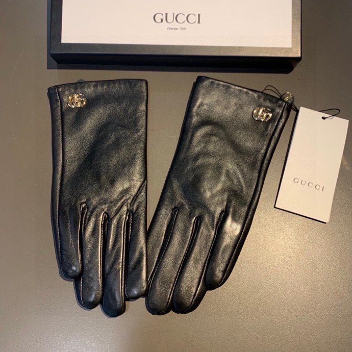 Gloves leather women's