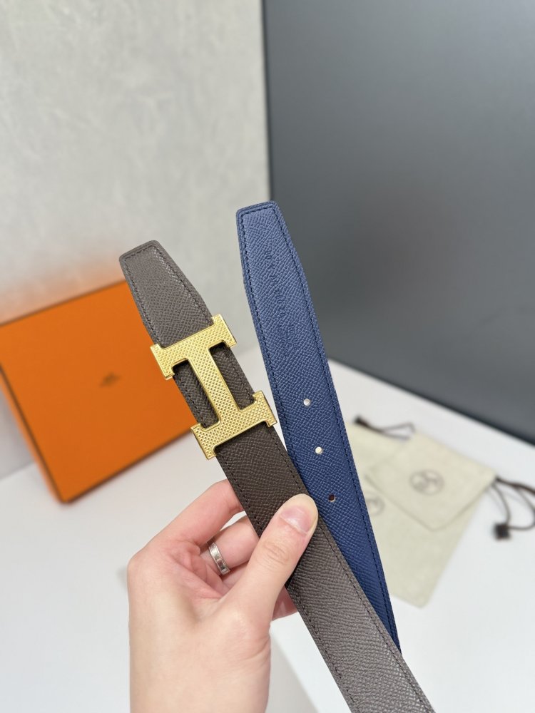 Belt leather 32 mm фото 5