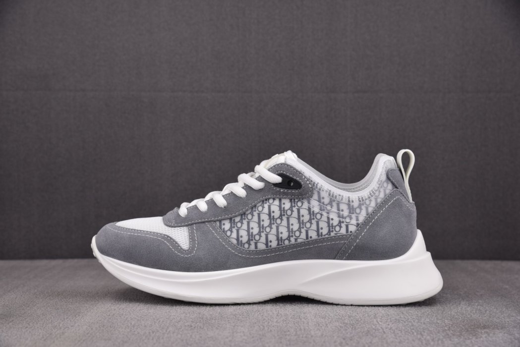 Кроссовки Dior B25 Runner White Grey
