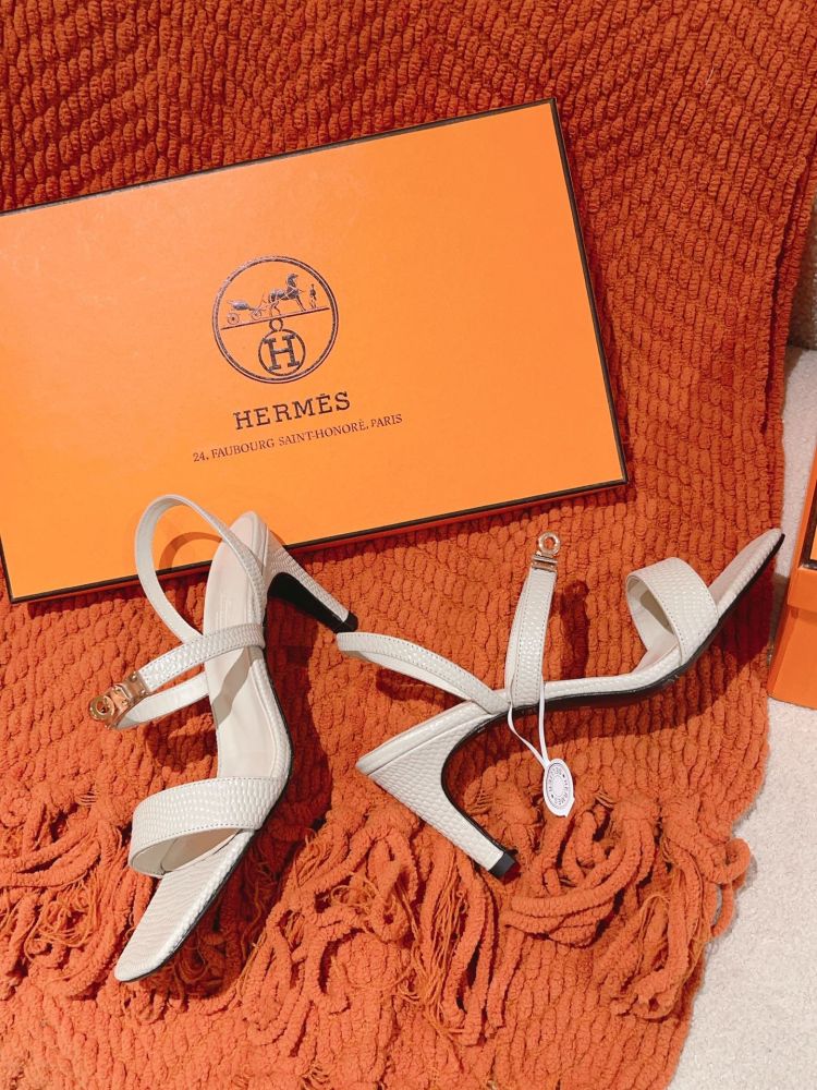 Босоножки Hermes Glamour на каблуке 7.5 см фото 5