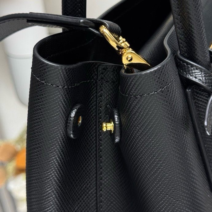 Сумка кожаная Double Bag mini 1BG443 25 см фото 9