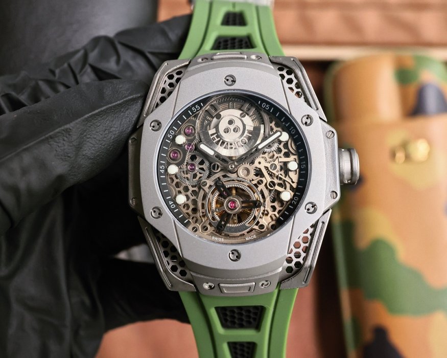 Часы наручные 44 мм Hublot BIG BANG Unico Tourbillon