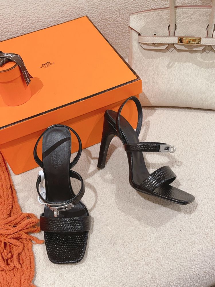 Босоножки Hermes Glamour на каблуке 9.5 см фото 3