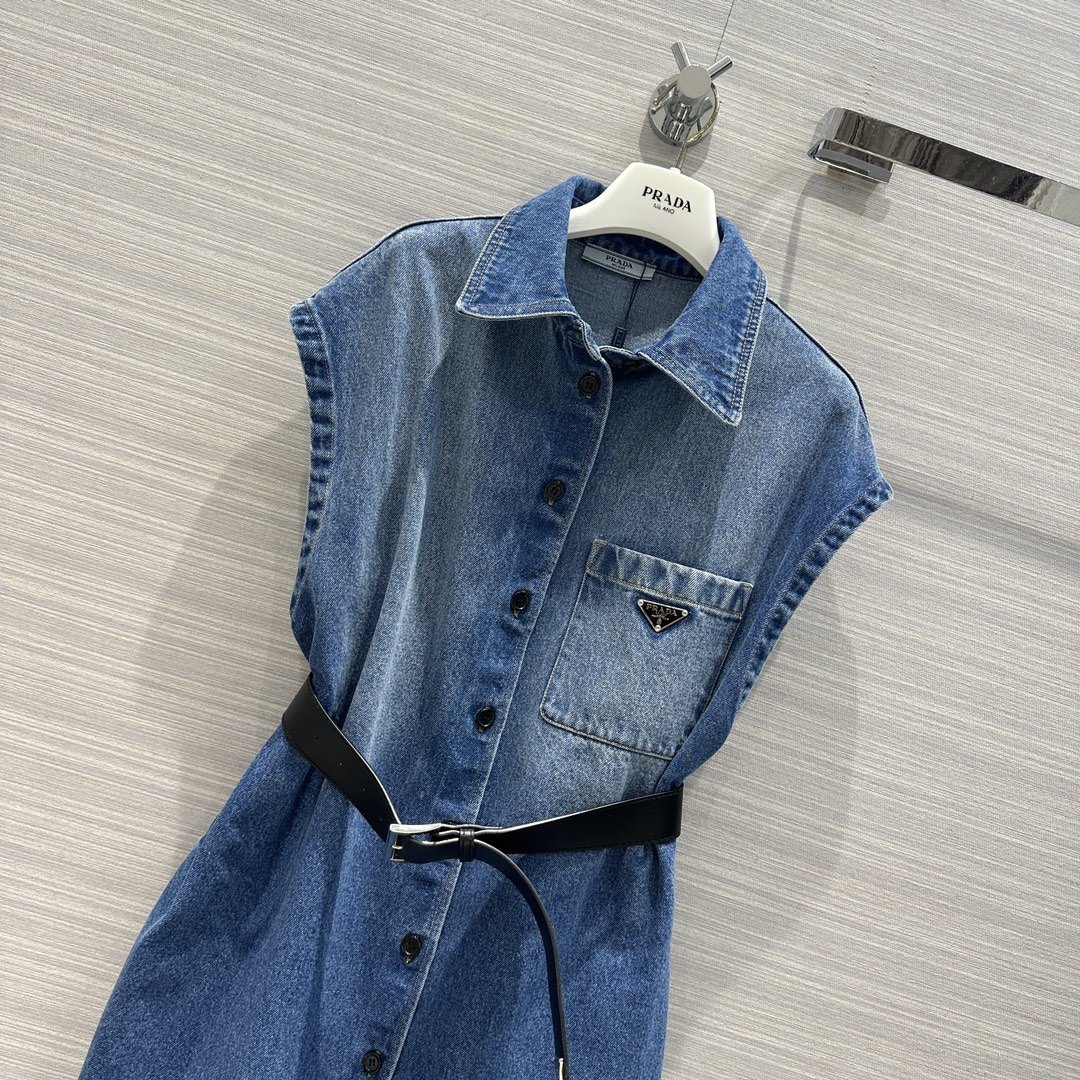 Denim dress фото 2