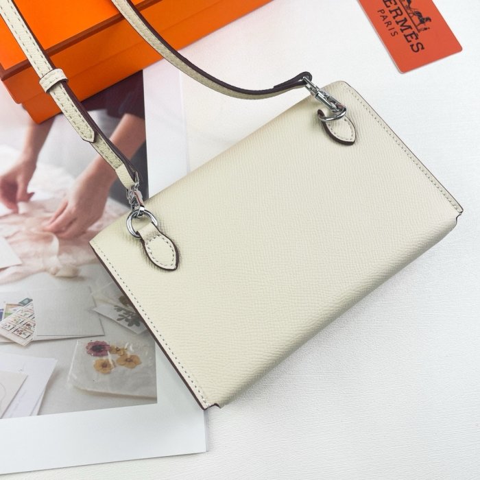 A bag across shoulder leather 18 cm фото 4