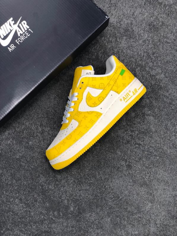 Кроссовки  Air Force 1 White Yellow DM0970-101 фото 7