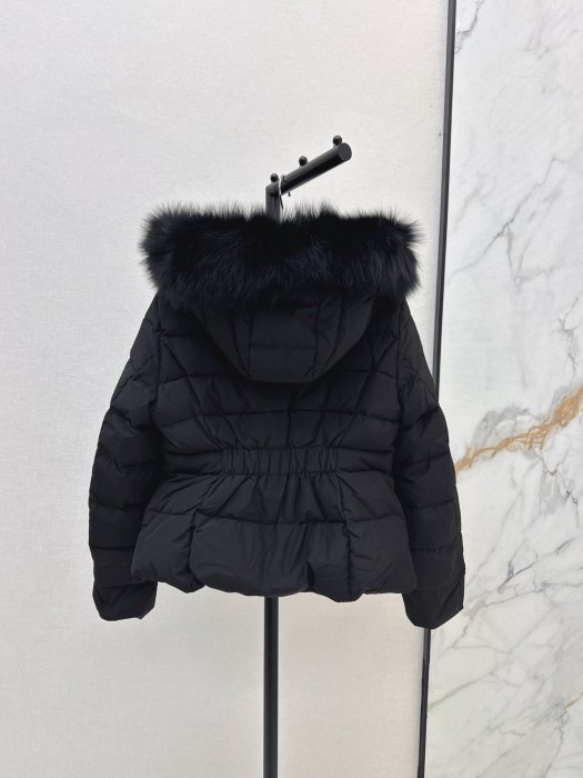 Down jacket of fox fur фото 7