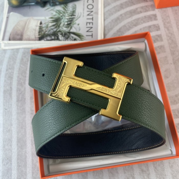 Belt leather 3.8 cm фото 8