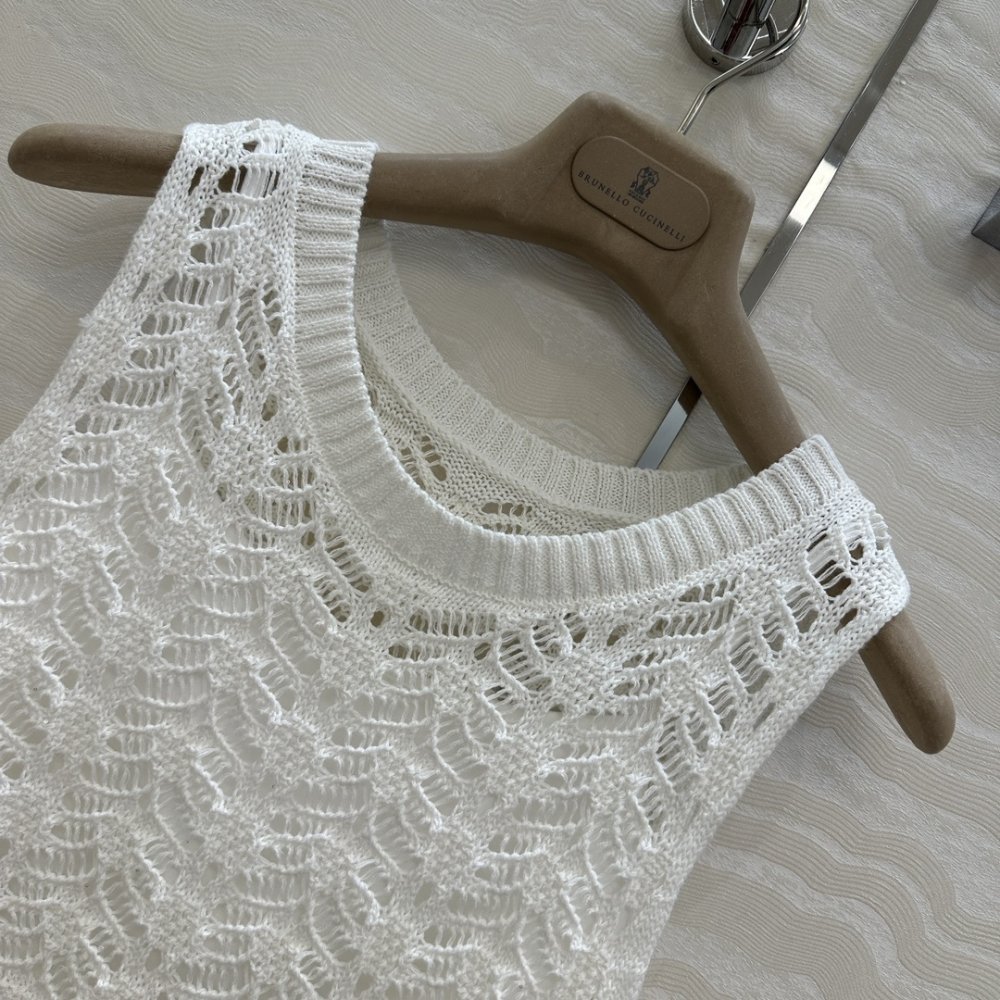 Майка вязаная женская фото 3