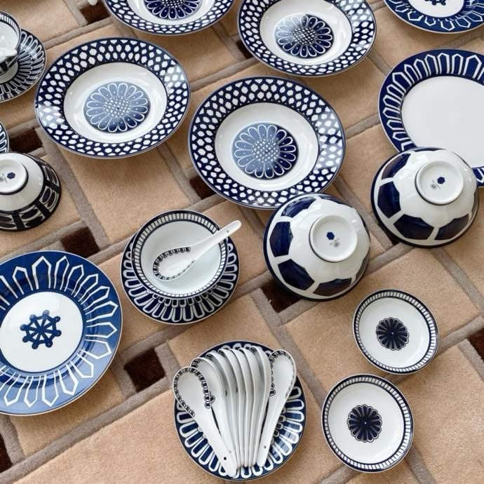 Набор фарфоровой посуды из 58 предметов на 10 персон фото 5