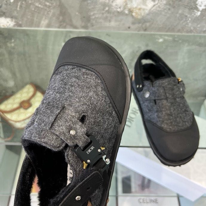 Sandals winter on fur Dior x Birkenstock фото 4