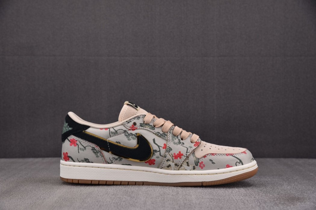 Кроссовки Rui Hachimura x Air Jordan Air 1 Retro Low OG Cranes фото 2