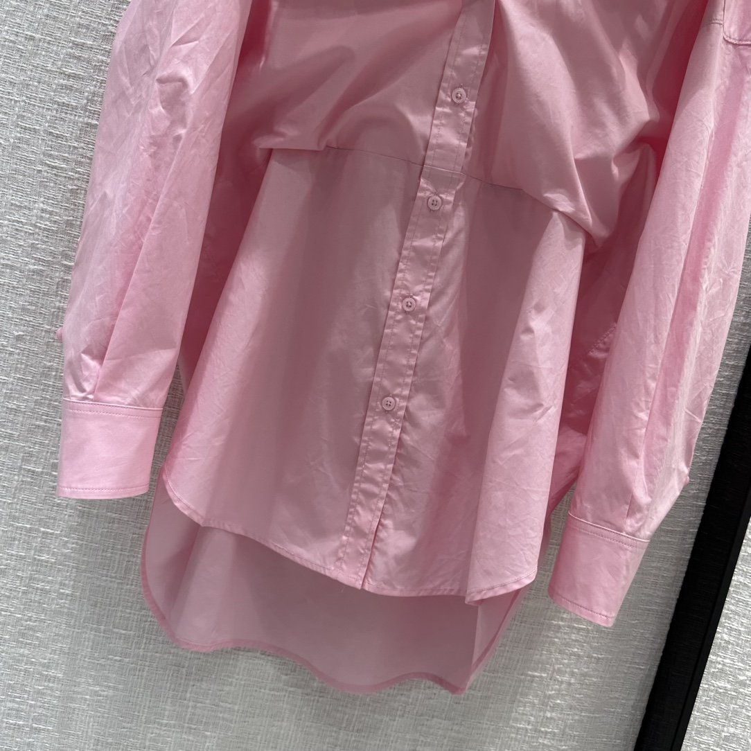 Комплект рубашка с майкой розовый фото 5