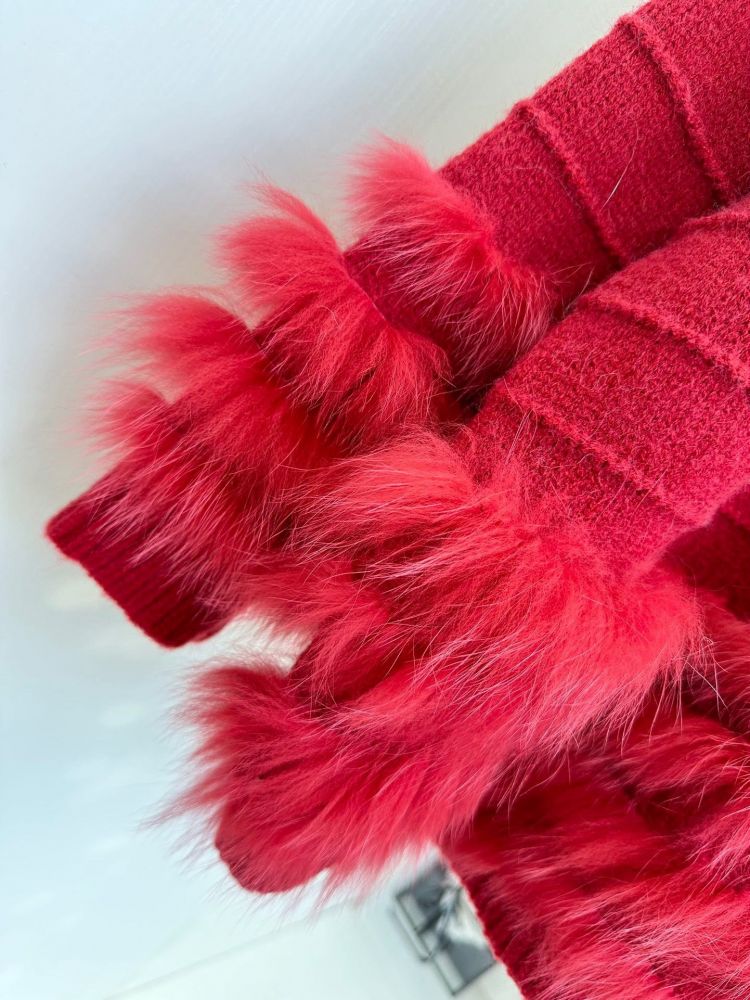Кашемировий pullover from fox fur фото 4
