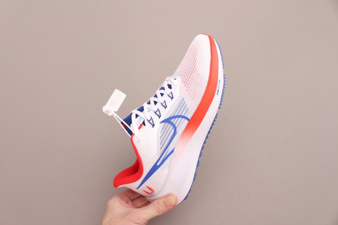 Sneakers Air Zoom Pegasus 39 White University Red Royal Blue DQ7885-100 фото 6