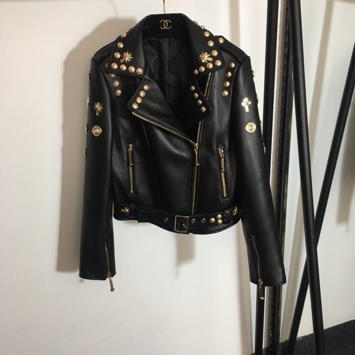 Jacket women's leather