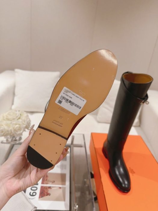 Сапоги женские, кожаные, черные - размер 37 фото 7