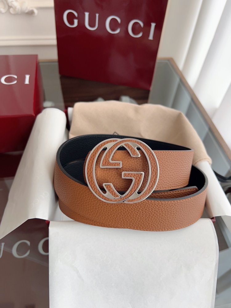 Belt leather 40 mm фото 3