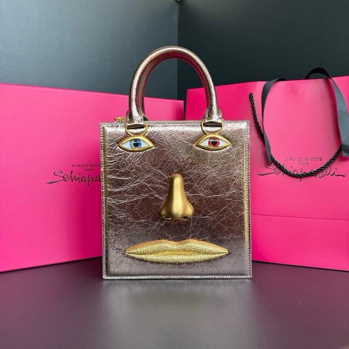 A bag leather women's 20 cm