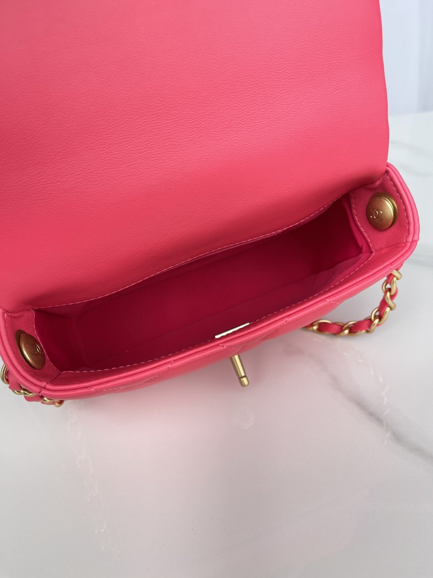 Сумка Mini Flap Bag AS3979 18 см, красная фото 8