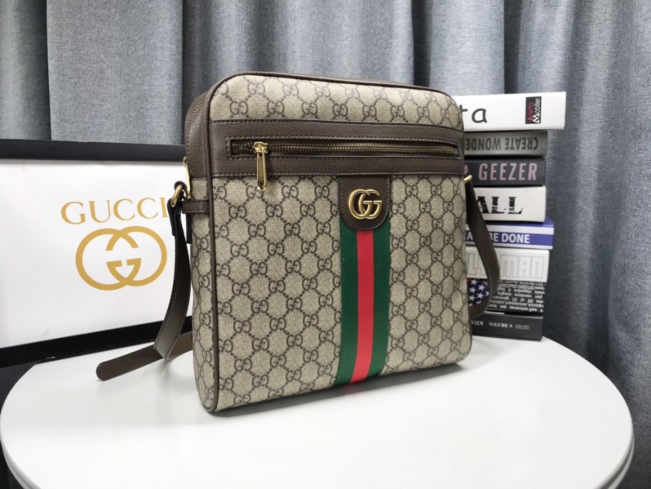 A bag GG Ophidia men's 27 cm фото 2