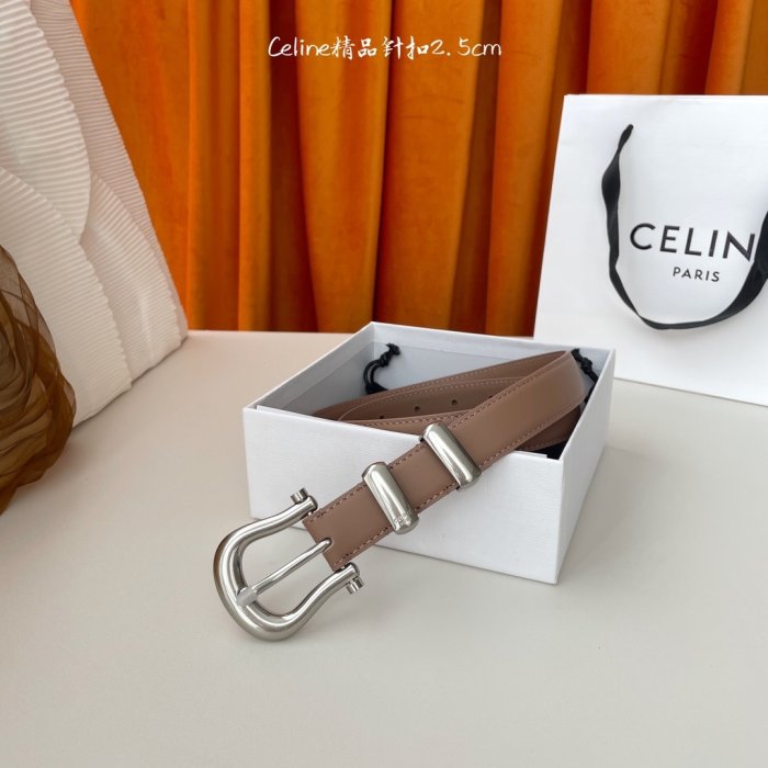 Belt leather female 2.5 cm