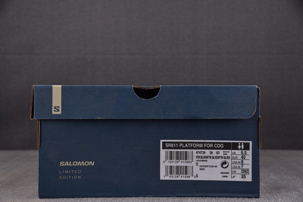 Кроссовки CDG x Salomon SR811 Leather Platform фото 6