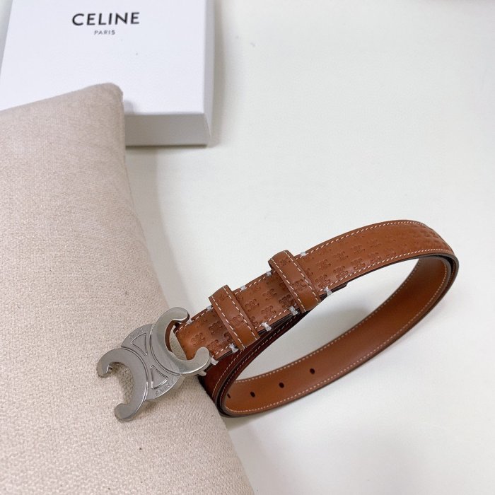 Belt leather TRIOMPHE 2.5 cm