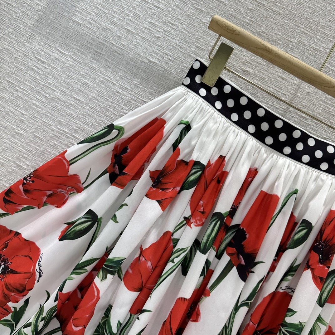 Skirt from flower print фото 3