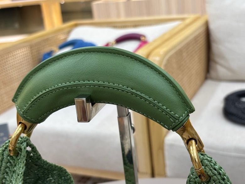 Плетені кругла сумка Chloe The Summer Banana 21 см фото 6