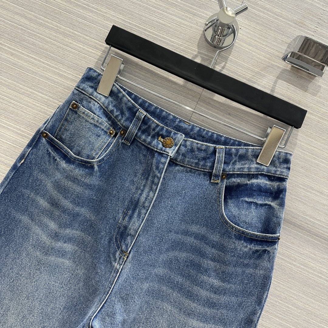 Прямые эластичные джинсы весенние женские фото 3