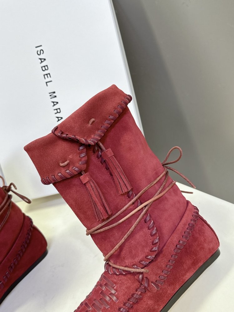 Boots leather women's фото 7