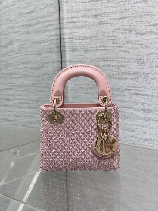 A bag women's Lady Dior Micro 12 cm фото 2