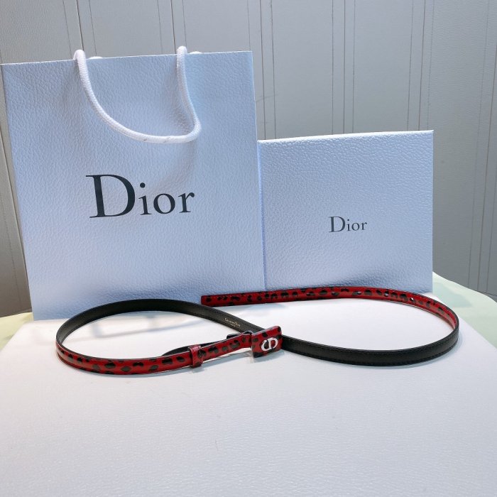 Belt female Dior Bobby 1.2 cm