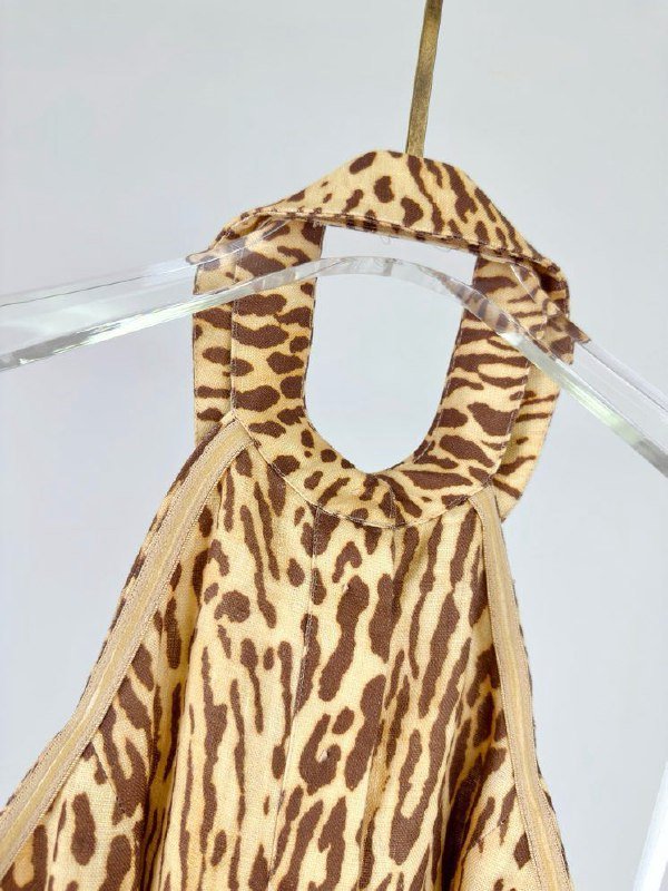 Комбинезон CASCADIAN с леопардовым принтом и классическими лацканами фото 3