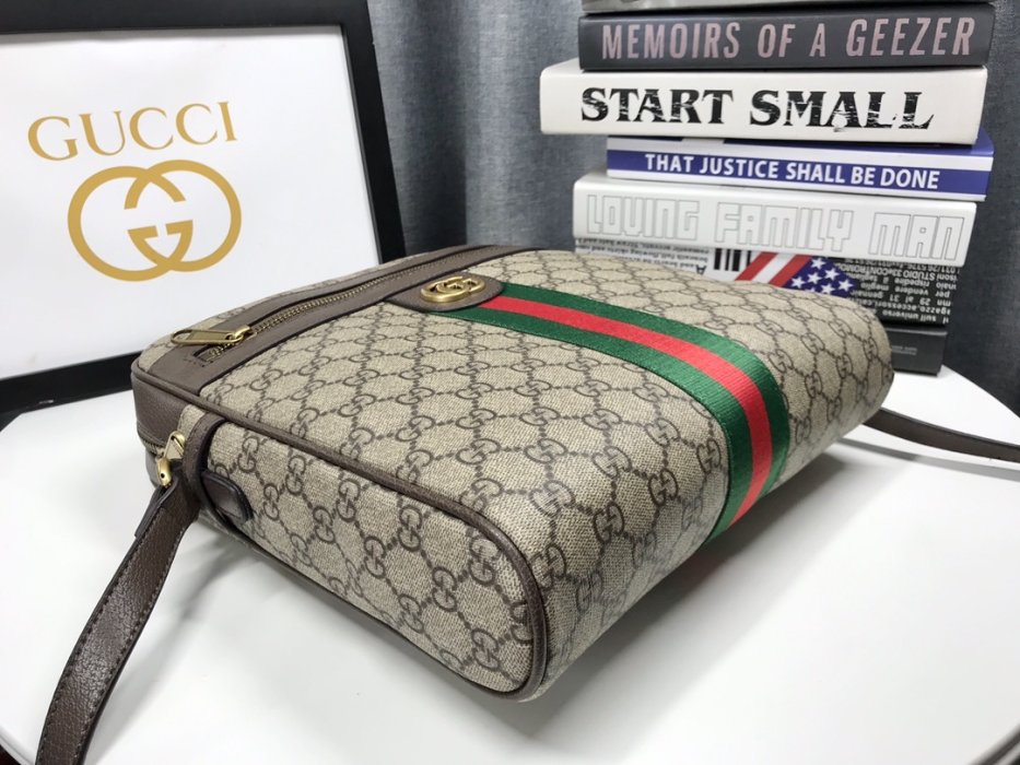 A bag GG Ophidia men's 27 cm фото 7